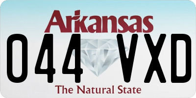 AR license plate 044VXD