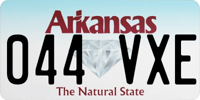 AR license plate 044VXE