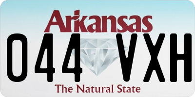 AR license plate 044VXH