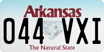 AR license plate 044VXI