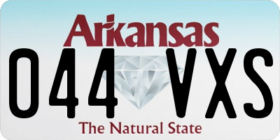 AR license plate 044VXS