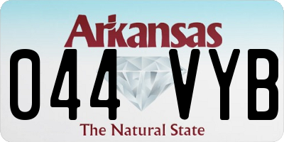 AR license plate 044VYB