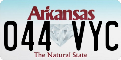 AR license plate 044VYC
