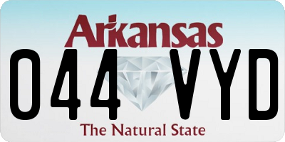 AR license plate 044VYD