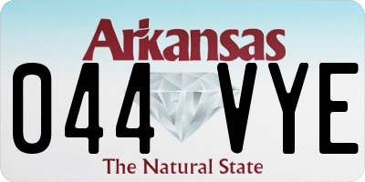AR license plate 044VYE