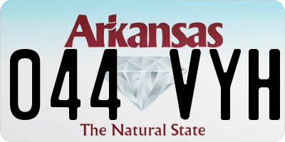 AR license plate 044VYH