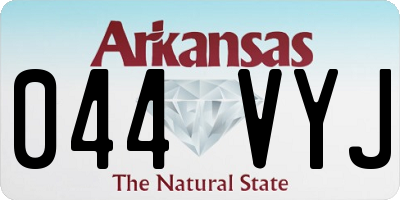 AR license plate 044VYJ
