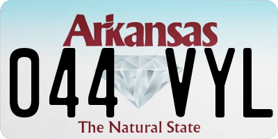 AR license plate 044VYL