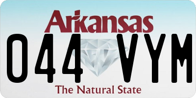 AR license plate 044VYM