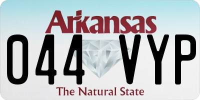 AR license plate 044VYP