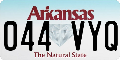 AR license plate 044VYQ