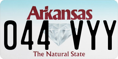 AR license plate 044VYY