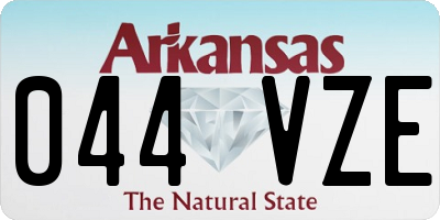 AR license plate 044VZE