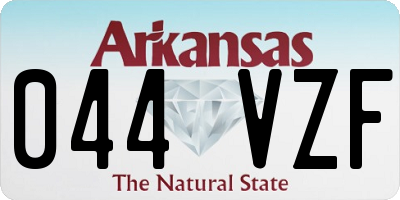 AR license plate 044VZF
