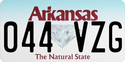 AR license plate 044VZG