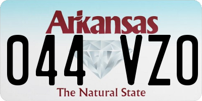 AR license plate 044VZO