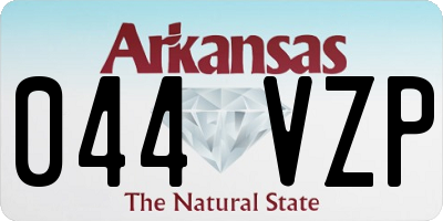 AR license plate 044VZP