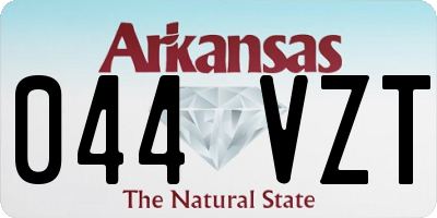 AR license plate 044VZT