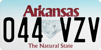 AR license plate 044VZV