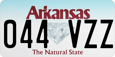 AR license plate 044VZZ