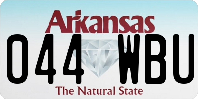 AR license plate 044WBU