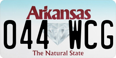 AR license plate 044WCG