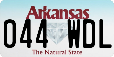 AR license plate 044WDL