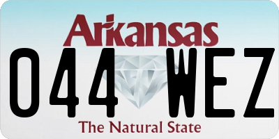 AR license plate 044WEZ