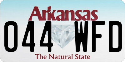 AR license plate 044WFD