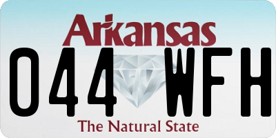 AR license plate 044WFH