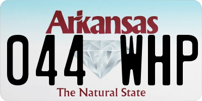AR license plate 044WHP