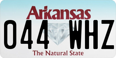 AR license plate 044WHZ