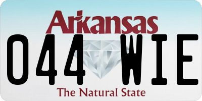 AR license plate 044WIE