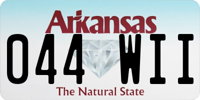 AR license plate 044WII