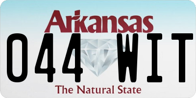 AR license plate 044WIT