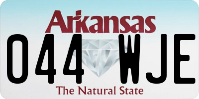 AR license plate 044WJE