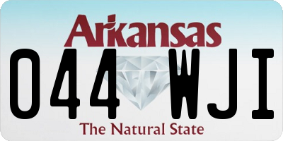 AR license plate 044WJI