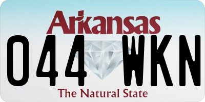 AR license plate 044WKN