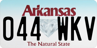 AR license plate 044WKV