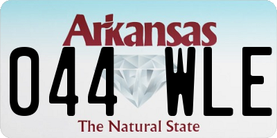 AR license plate 044WLE