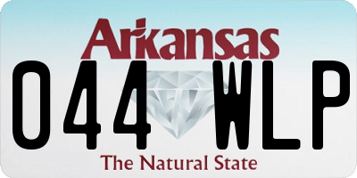 AR license plate 044WLP