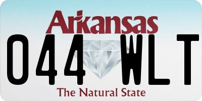 AR license plate 044WLT
