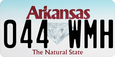 AR license plate 044WMH