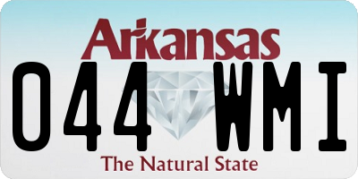 AR license plate 044WMI