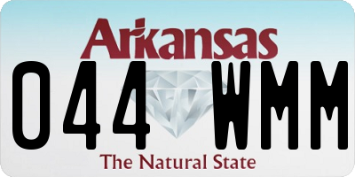 AR license plate 044WMM