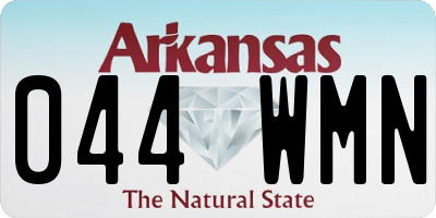 AR license plate 044WMN