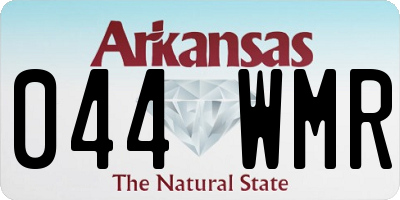 AR license plate 044WMR