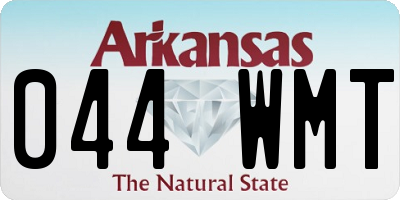 AR license plate 044WMT