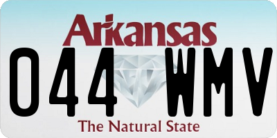 AR license plate 044WMV