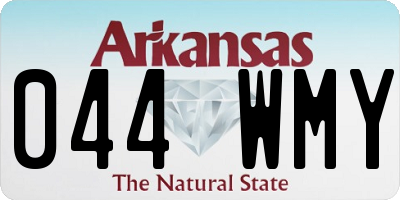 AR license plate 044WMY